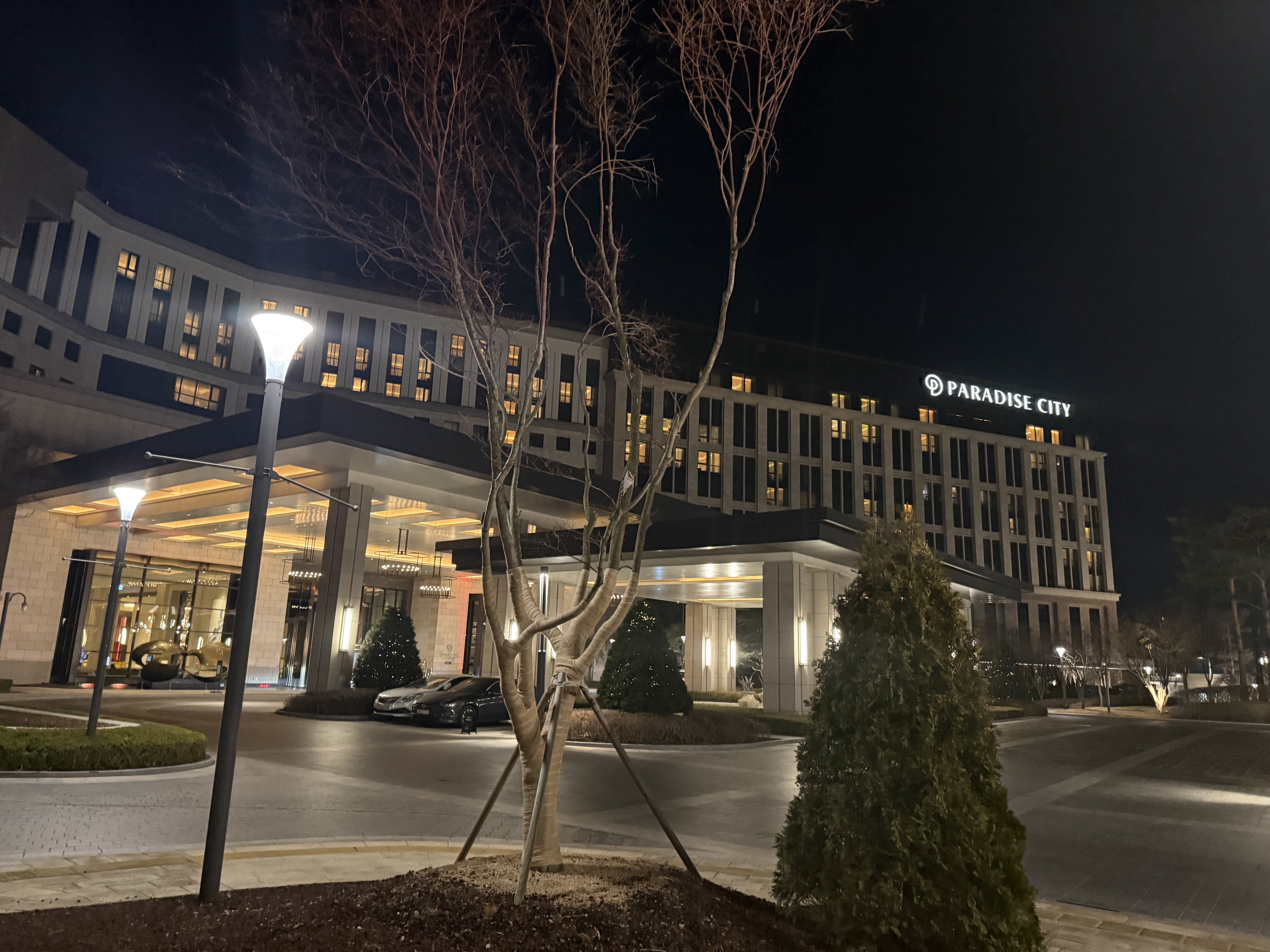 パラダイスシティ外観（夜景）